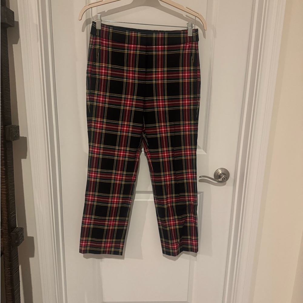 J. Crew Plaid Pants - Perfect for the Holidays! NWT